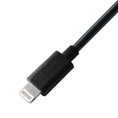 Дата кабель USB 2.0 AM to Lightning 1.0m Cu, 2.1А, Black Grand-X (PL01BS)