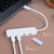 Концентратор J5create USB-C to 4xUSB-C 3.2 10Gbps white (JCH345EW-N)
