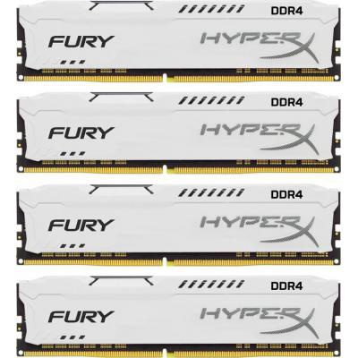 Модуль памяти для компьютера DDR4 32GB (4x8GB) 2400 MHz HyperX FURY White Kingston (HX424C15FW2K4/32)