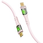 Дата кабель USB-C to USB-C transline-cc200.pink Promate (transline-cc200.pink)