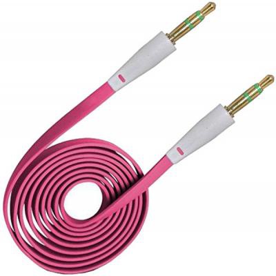 Кабель мультимедийный Jack 3.5mm to jack 3.5mm 1 м Pink XoKo (AUX-010-PNK)