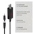 Кабель живлення USB to DC 5.5x2.1mm + 3.5x1.35mm 9V-12V Armorstandart (ARM65519)