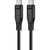 Дата кабель USB-C to USB-C 1.2m 3A TPE C3-03 Black Acefast (6974316280842)
