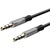 Кабель мультимедійний 3.5mm M to 3.5mm M 1.0m NB121 black XO (6920680864591)