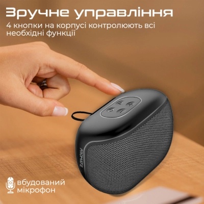 Акустична система Promate Mood 5W Black (mood.black)