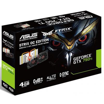 Видеокарта ASUS GeForce GTX750 Ti 4096Mb STRIX OC (STRIX-GTX750TI-DC2OC-4GD5)