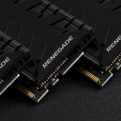 Модуль памяти для компьютера DDR4 128GB (4x32GB) 3200 MHz Renegade Black Kingston Fury (ex.HyperX) (KF432C16RBK4/128)