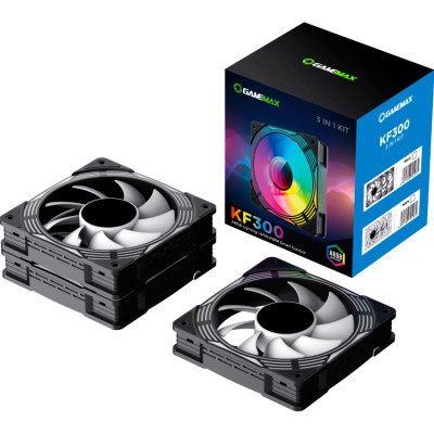 Кулер до корпусу Gamemax KF300 BK