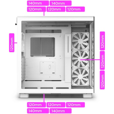 Корпус NZXT H9 Elite Edition White (CM-H91EW-01)