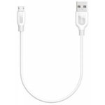 Дата кабель USB 2.0 AM to Micro 5P 0.3m White Anker (A8141021)