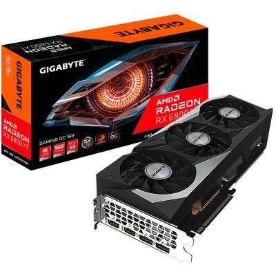 Видеокарта GIGABYTE Radeon RX 6800 XT 16Gb GAMING OC (GV-R68XTGAMING OC-16GD)
