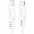 Дата кабель USB-C to Lightning 1.2m 3.0A TPE C3-01 White Acefast (6974316280811)