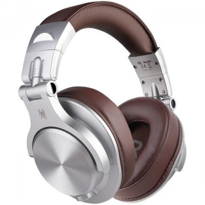 Навушники OneOdio Fusion A70 Bluetooth+3,5мм/6,35мм Silver/Brown (A70 Silver Brown)