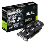 Видеокарта ASUS GeForce GTX1050 2048Mb DUAL OC (DUAL-GTX1050-O2G-V2)