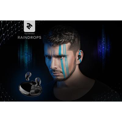 Наушники 2E RainDrops True Wireless Waterproof Mic Black (2E-EBTWRDBK)