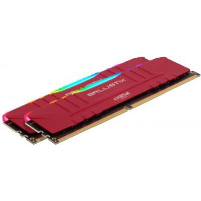 Модуль памяти для компьютера DDR4 32GB (2x16GB) 3600 MHz Ballistix RGB Red MICRON (BL2K16G36C16U4RL)