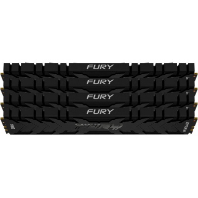 Модуль памяти для компьютера DDR4 128GB (4x32GB) 3200 MHz Renegade Black Kingston Fury (ex.HyperX) (KF432C16RBK4/128)