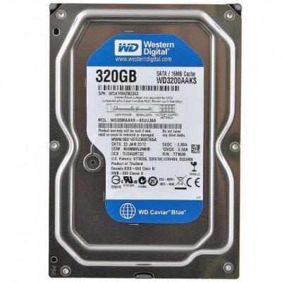 Жесткий диск 3.5'  320Gb Western Digital (# WD3200AAKS #)
