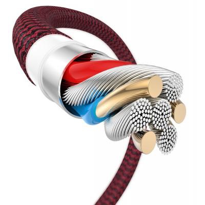Дата кабель USB 2.0 AM to Lightning 1.0m Jagger T-L814 Red T-Phox (T-L814 red)