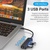 Концентратор Vention USB 3.1 Type-C to 3xUSB 3.0+MicroUSB+3.5mm Sound Adapter black (TGQBB)