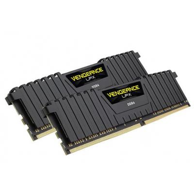 Модуль пам'яті для комп'ютера DDR4 8GB (2x4GB) 3000 MHz Vengeance LPX black Corsair (CMK8GX4M2C3000C16)