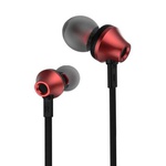 Наушники HF RM-610D Red (metal + volume control + mic + button call a Remax (37147)