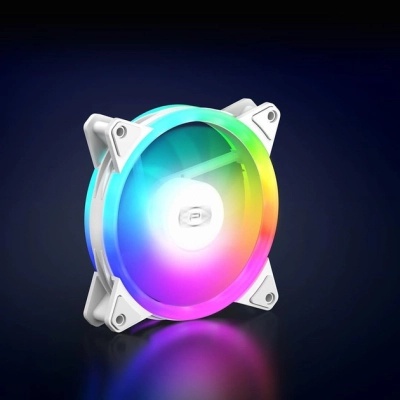 Кулер до корпусу PcCooler F3 T120 ARGB WH