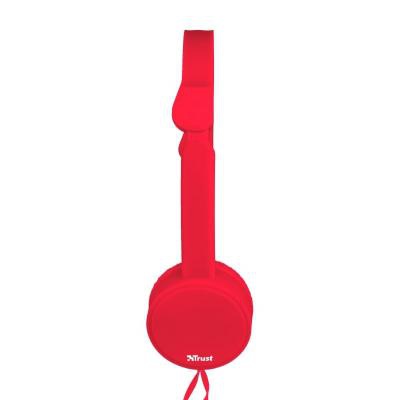 Наушники Trust Nano On-Ear Mic Red (23105)