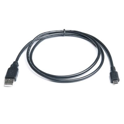 Дата кабель USB 2.0 AM to Micro 5P 1.0m Premium black REAL-EL (EL123500031)