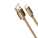 Дата кабель USB 2.0 AM to Lightning 1.0m Ace Rose gold CORD (CDA-L1-2RG)
