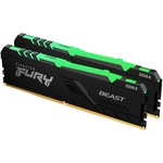 Модуль памяти для компьютера DDR4 64GB (2x32GB) 2666 MHz Beast RGB Kingston Fury (ex.HyperX) (KF426C16BBAK2/64)
