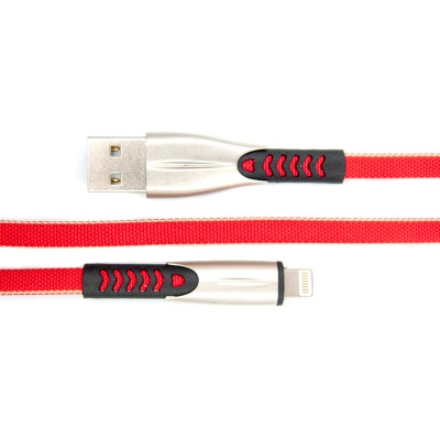 Дата кабель USB 2.0 AM to Lightning 0.25m red Dengos (PLS-L-SHRT-PLSK-RED)