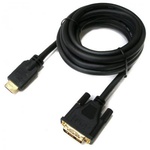 Кабель мультимедийный HDMI to DVI 18+1pin M, 10.0m Viewcon (VD 066-10m.)