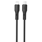 Дата кабель USB-C to Lightning 1.0m 27W Rock XO (NBQ231A_Black)