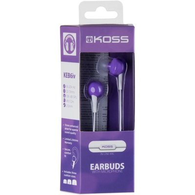 Наушники KOSS KEB6i Violet (KEB6i v)