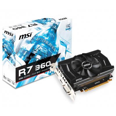 Видеокарта MSI Radeon R7 360 2048Mb OverClock (R7 360 2GD5 OC)