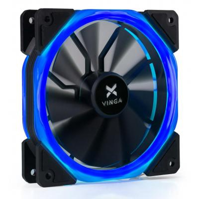 Кулер до корпусу Vinga LED fan-02 blue