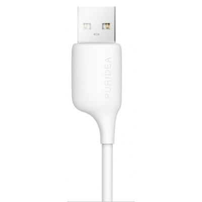 Дата кабель USB 2.0 AM to Lightning 1.2m White PURIDEA (L02-White)