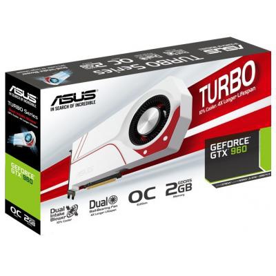 Видеокарта ASUS GeForce GTX960 2048Mb TURBO OC (TURBO-GTX960-OC-2GD5)