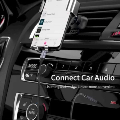 Кабель мультимедійний USB-C to 3.5mm M 1.0m gray Essager (EZJE02-0G)