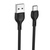 Дата кабель USB 2.0 AM to USB-C 1.0m 2.1A black XO (XO-NB200-TC-1-BK)