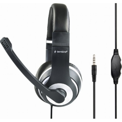 Навушники Gembird MHS-03 Black/White (MHS-03-BKWT)