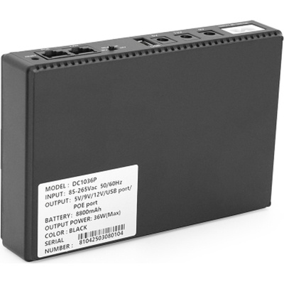 Пристрій безперебійного живлення Green Wave UPS-36W DC1036P-8