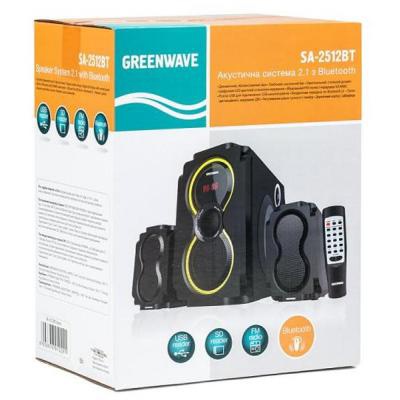 Акустическая система Greenwave SA-2512BT Black (R0015182)