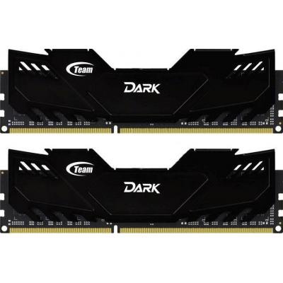 Модуль памяти для компьютера DDR4 8GB (2x4GB) 2800 MHz Dark Black Team (TDKED48G2800HC16ADC01)