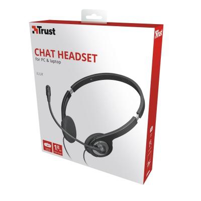Наушники Trust Ilux Chat 3.5mm BLACK (23109)