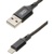 Дата кабель USB 2.0 AM to Lightning 1.0m NB143 Braided Black XO (XO-NB143i1-BK)