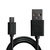 Дата кабель USB 2.0 AM to Micro 5P 1.0m 2A Black Florence (FL-2110-KM)