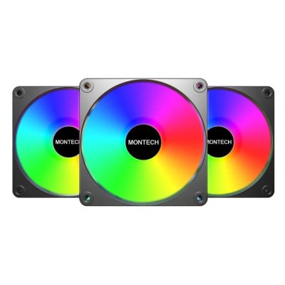 Кулер до корпусу MONTECH GF120R V2 ARGB PWM 3 (GF120R V2 ARGB PWM 3I1(B))