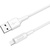 Дата кабель USB 2.0 AM to Micro 5P 1.0m 2A PVC X25 white HOCO (6957531080138)